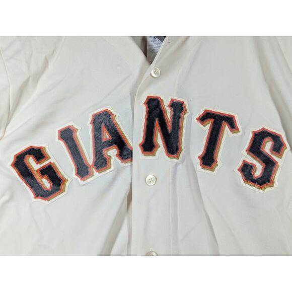 NWT 2012 World Series Patch San Francisco Giants Home Jersey Majestic Size L MLB - Picture 4 of 10